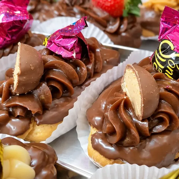 Bomba de Sonho de Valsa – Panificadora e Confeitaria Maná